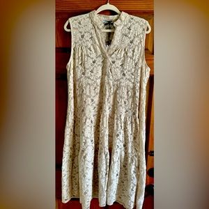 Tempo Paris Crochet Lace Dress